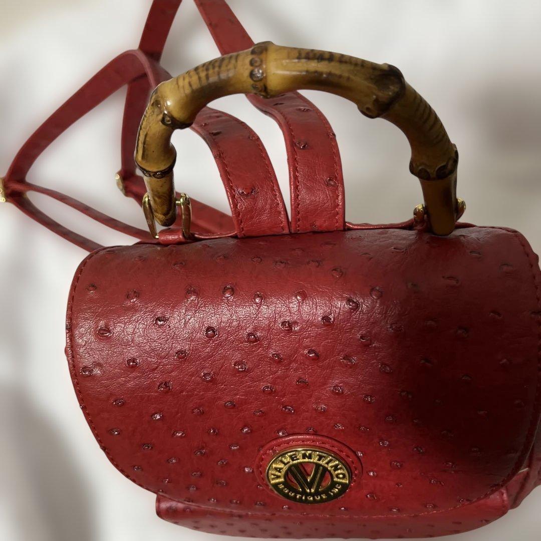 Anne　希少VALENTINO レザーリュック　ハンドバッグ