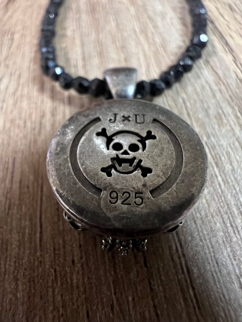 姫神 ジャスティンデイビス　ペンダントトップ　クロス　スカル　ジルコニア