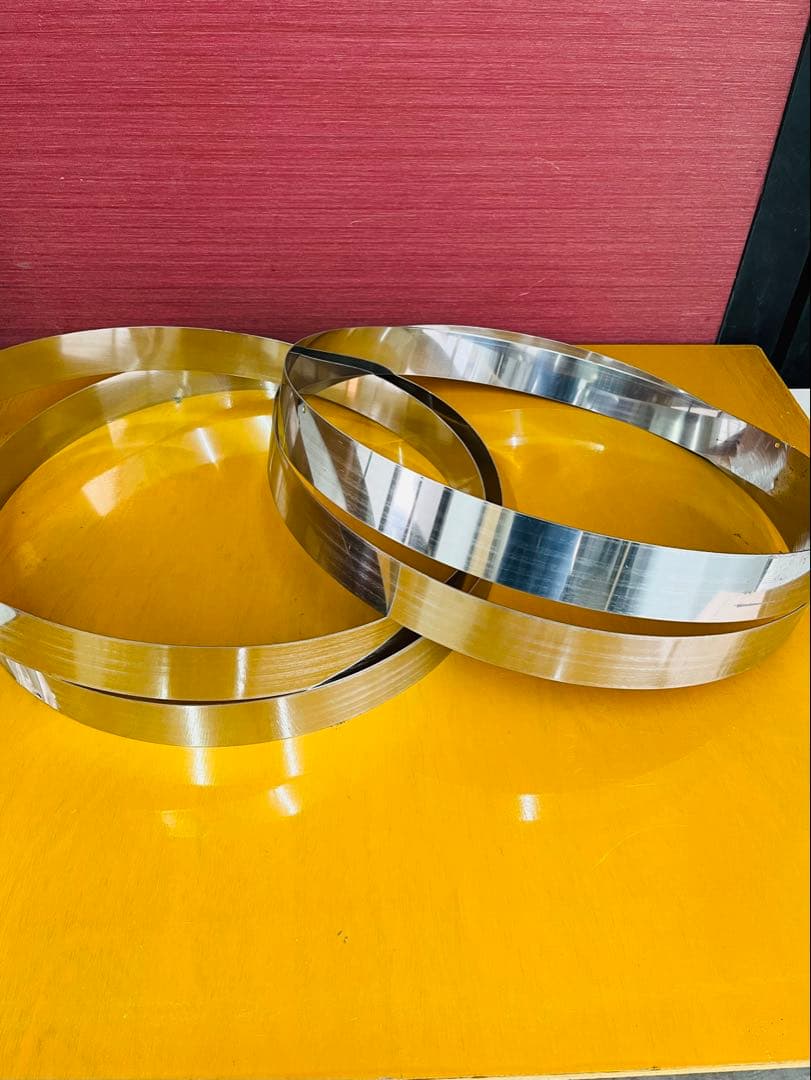 デコトラ★16インチ★1.5ミリ厚★ステンレス製★ホイールマーカーリング★2枚組