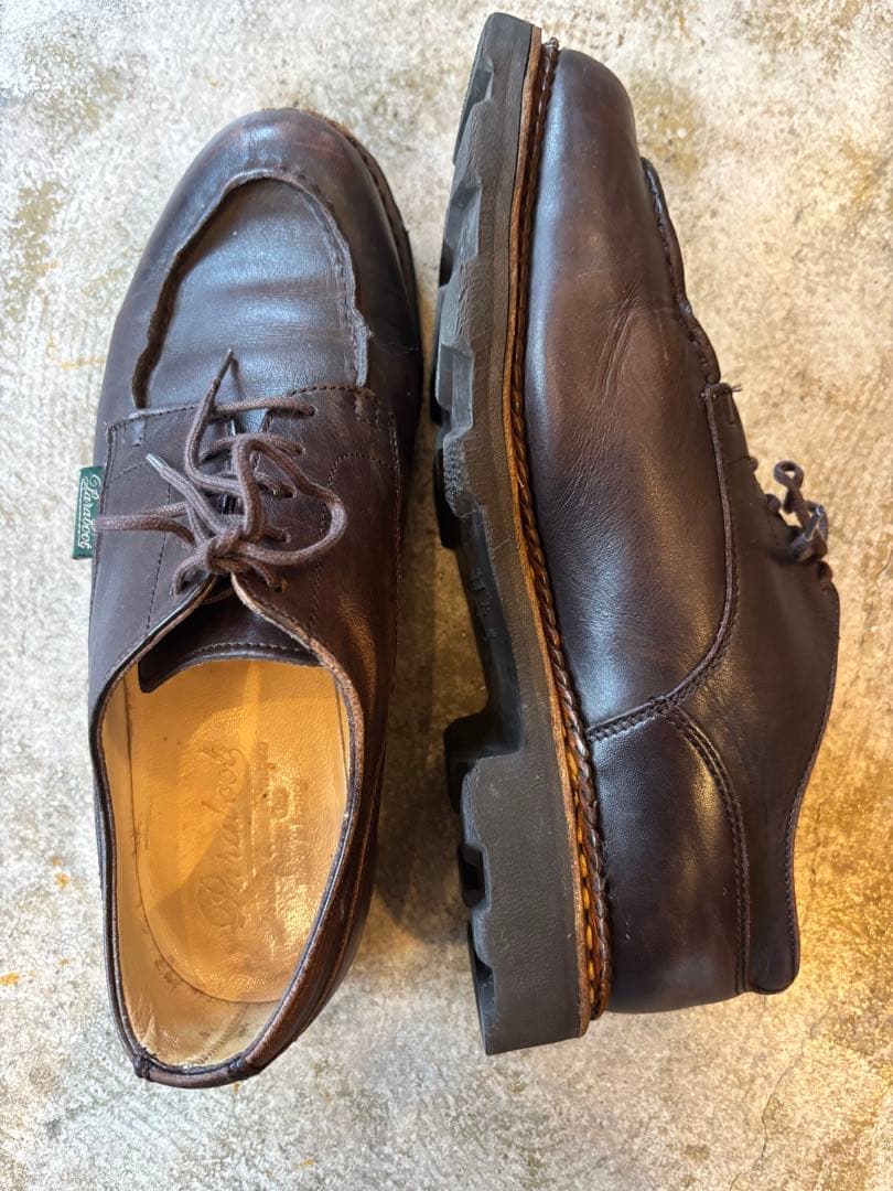 【良品】【希少】【フランス製】パラブーツ シャンボート　モカ　24.5cm