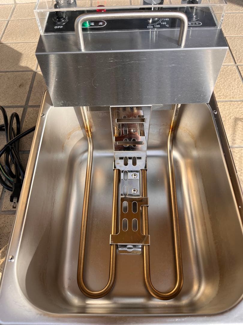テンポス電気フライヤー 7L 単相100V