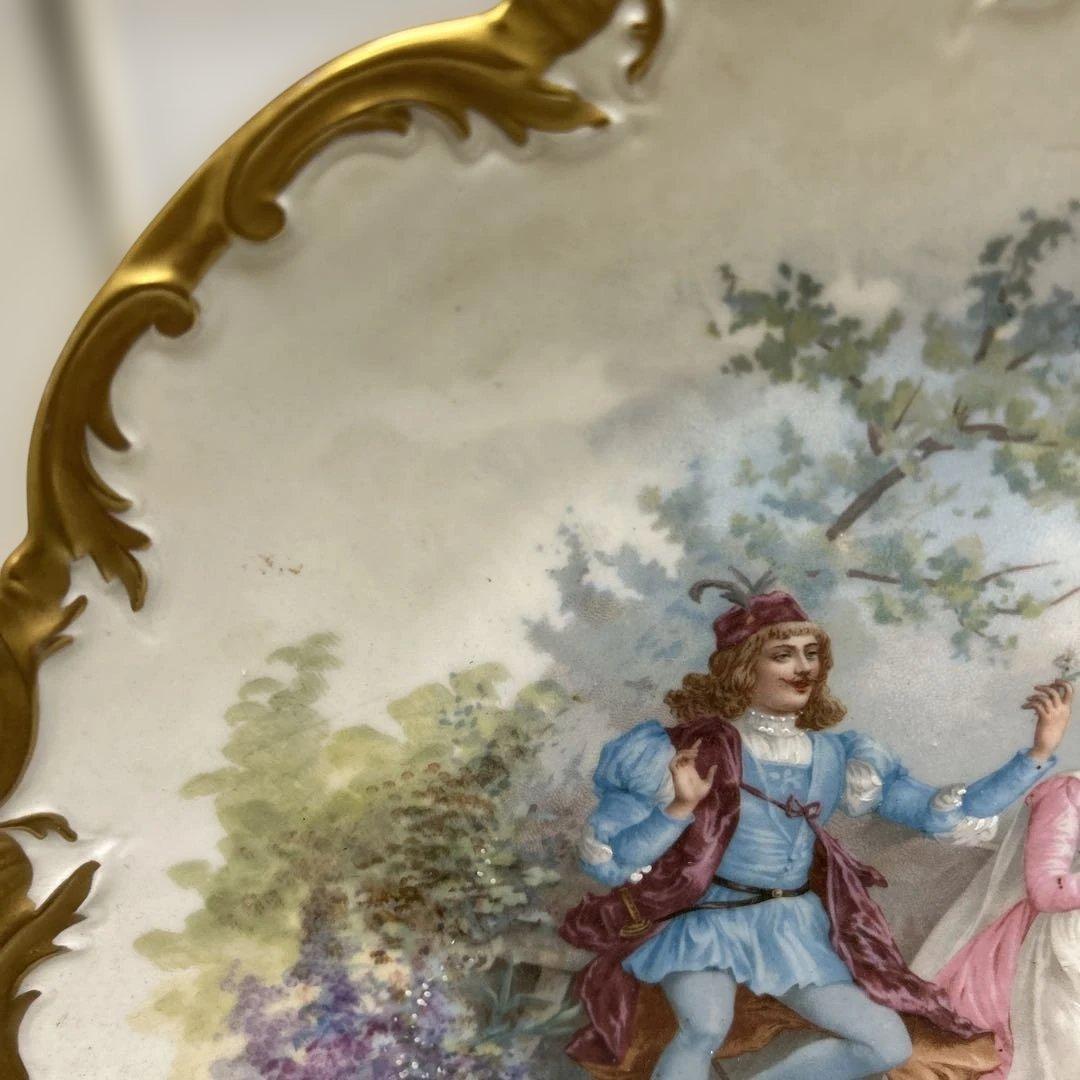 西洋アンティーク　リモージュ皿