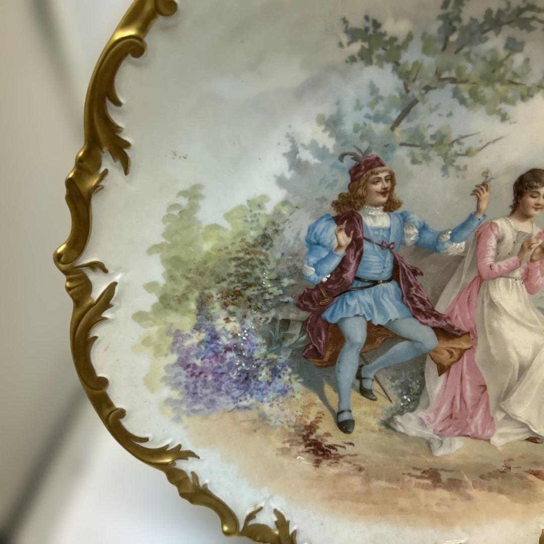 西洋アンティーク　リモージュ皿