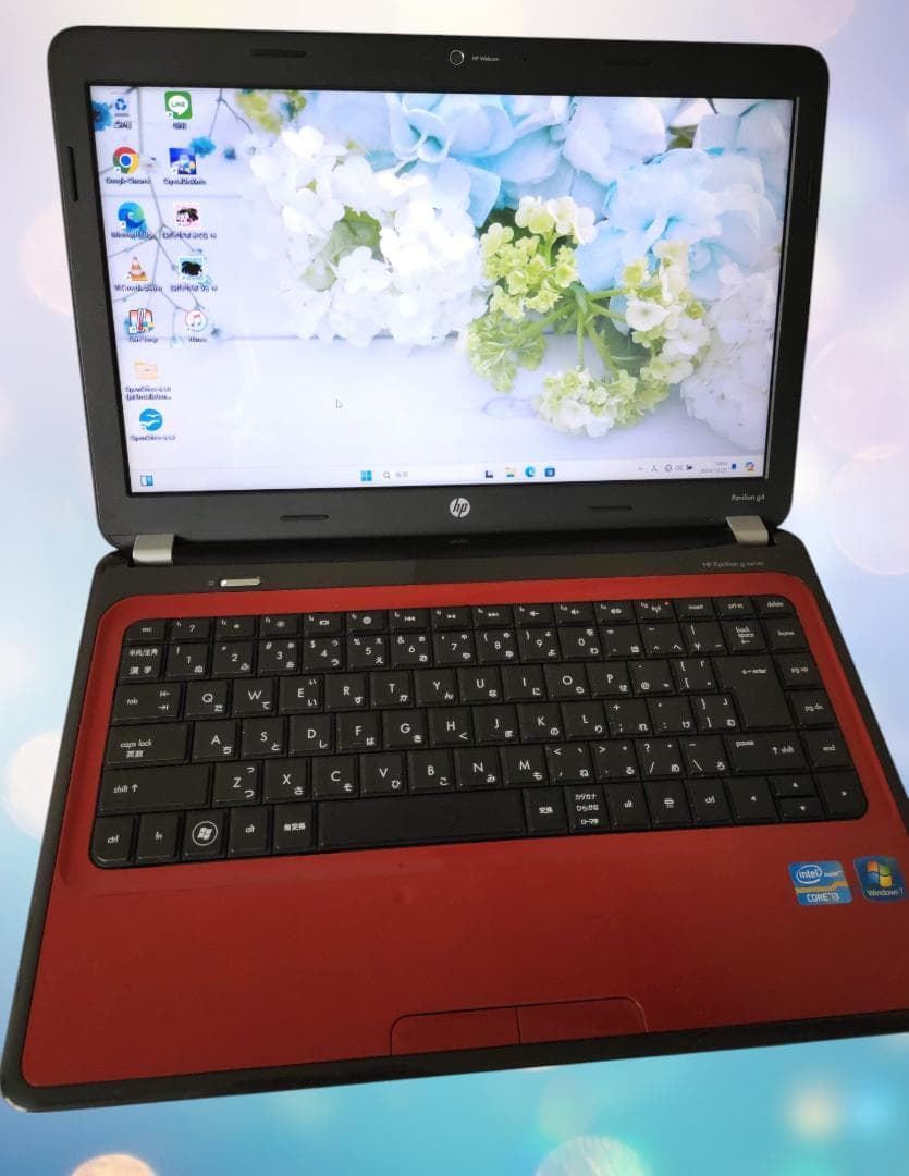 ⑫【すぐ使える！】HP人気モデル！ノートPC 人気の赤！Win11 新品SSD！