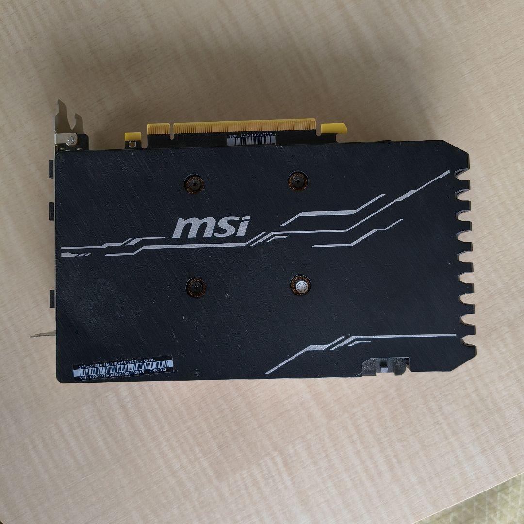 グラフィックボード・グラボ・ビデオカード GeForce GTX1660 SUPER VENTUS XS OC