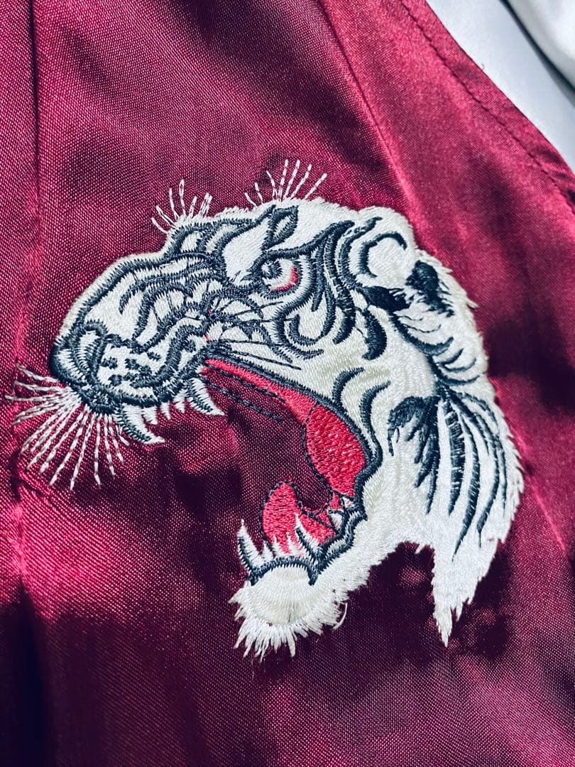 Humber 日本限定 2面用 虎龍 サテン unisex vintage