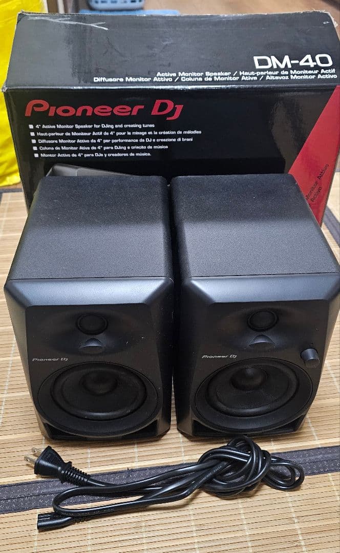 Pioneer DJ DM-40 アクティブモニタースピーカー パイオニア