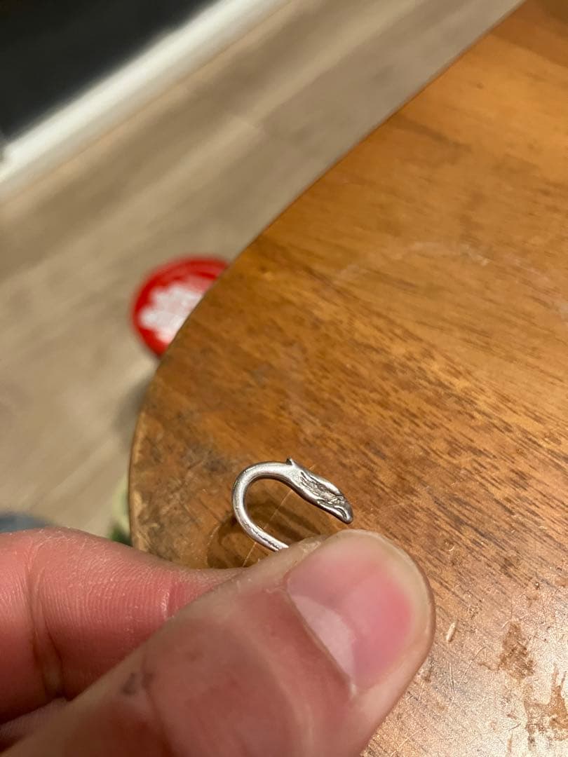 ゴローズ　シルバー太陽メタル大・小＋小＋細角チェーンセット