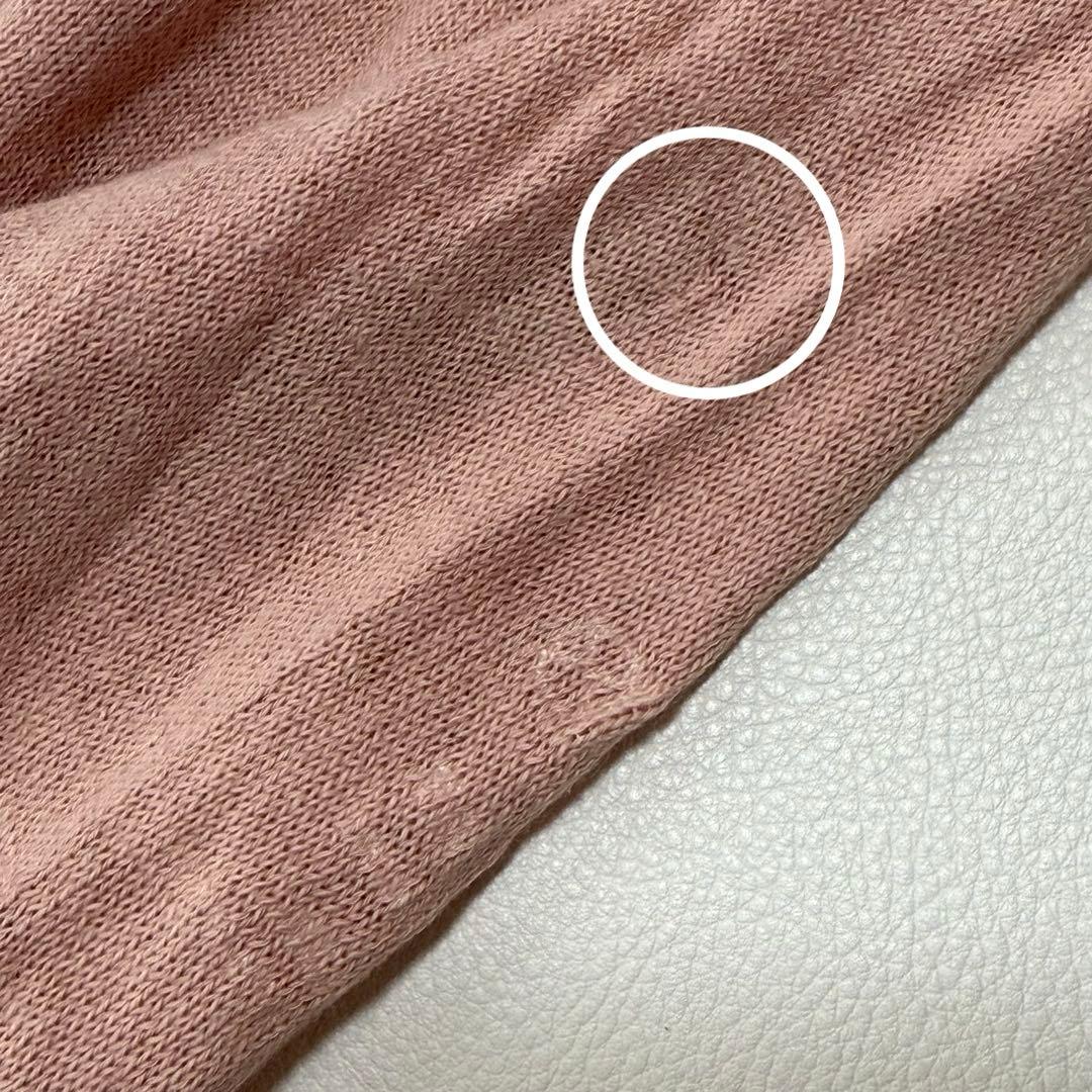 45R✨近年 ホール超ガーゼの45色908タートル ニット R刺繍 ピンク