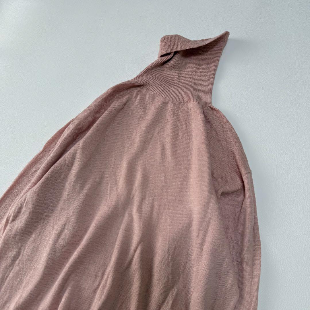 45R✨近年 ホール超ガーゼの45色908タートル ニット R刺繍 ピンク