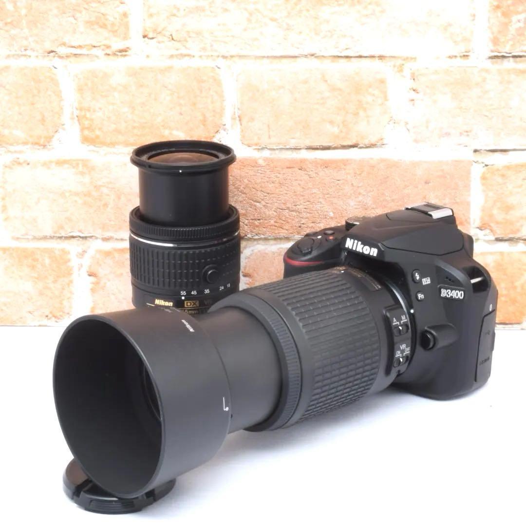 推し活におすすめ✨NI/ikon D3400✨望遠レンズ✨一眼レフセット