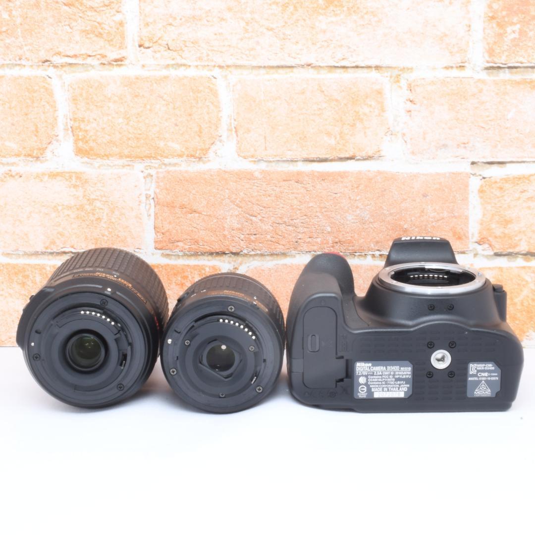 推し活におすすめ✨NI/ikon D3400✨望遠レンズ✨一眼レフセット