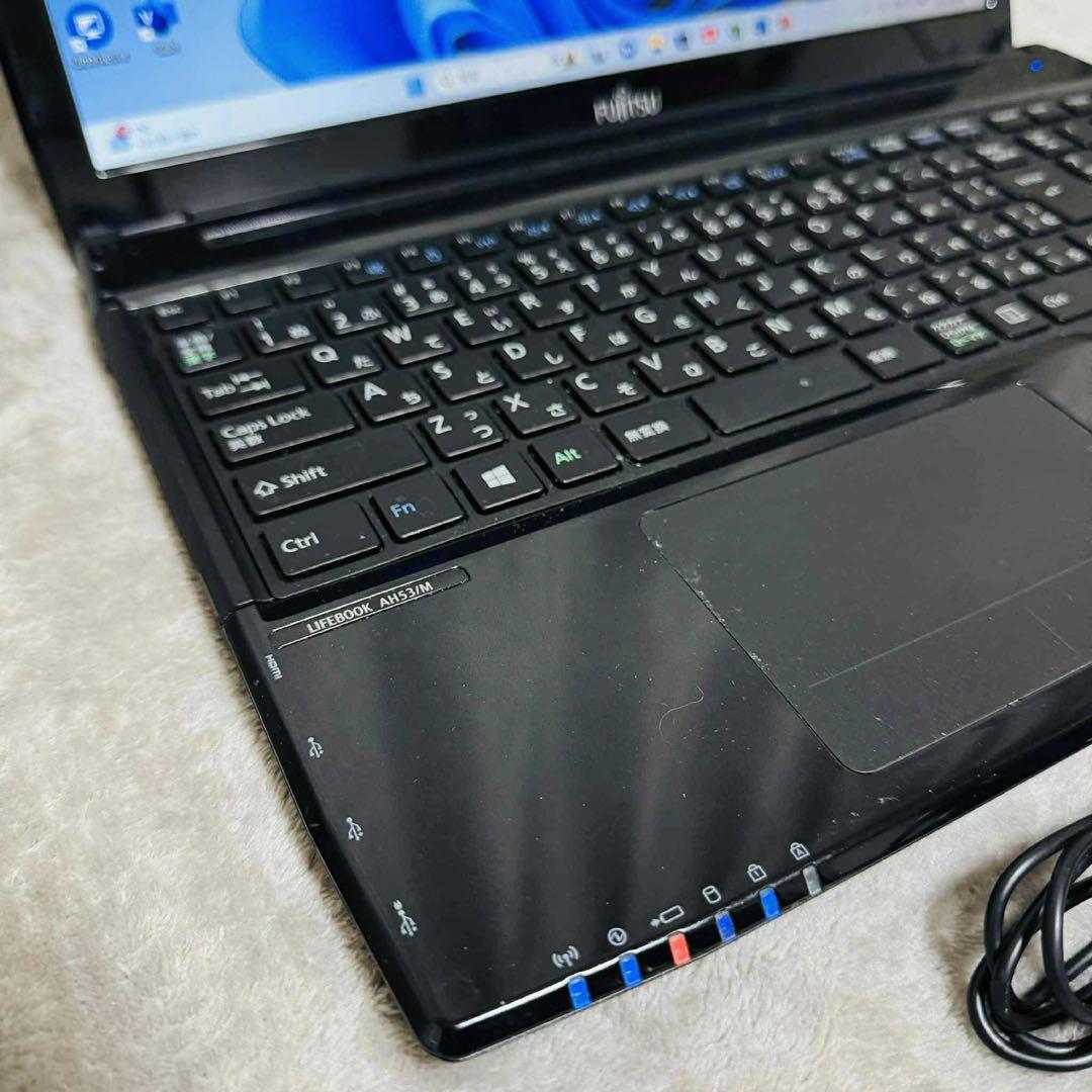 S217 富士通ノートパソコン i7メモリ8G高速Windows11オフィス付き