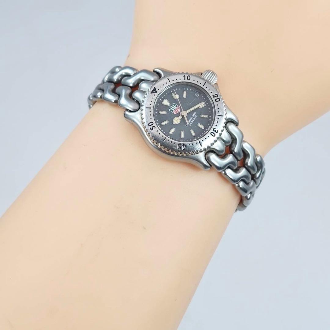 タグホイヤー　s99.208 グレー文字盤　セル　プロフェッショナル　シルバー