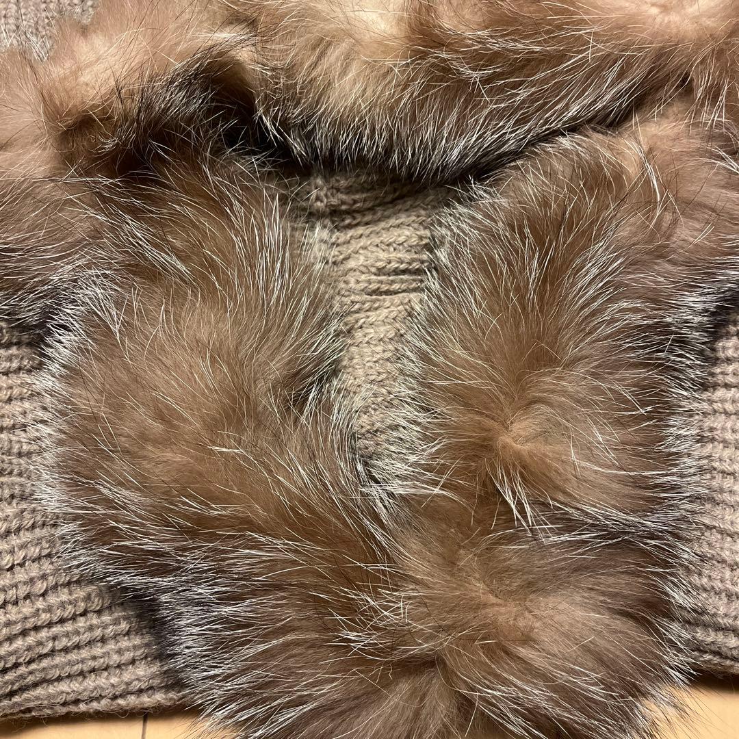 FRATELLI TALLI fox fur バラクラバ