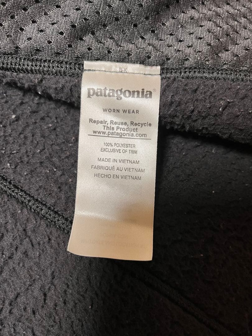 パタゴニア フリース　ベスト　ブラック　黒