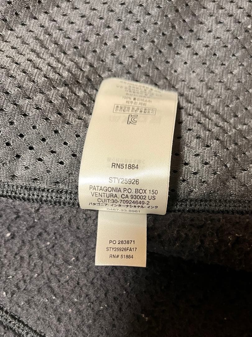 パタゴニア フリース　ベスト　ブラック　黒