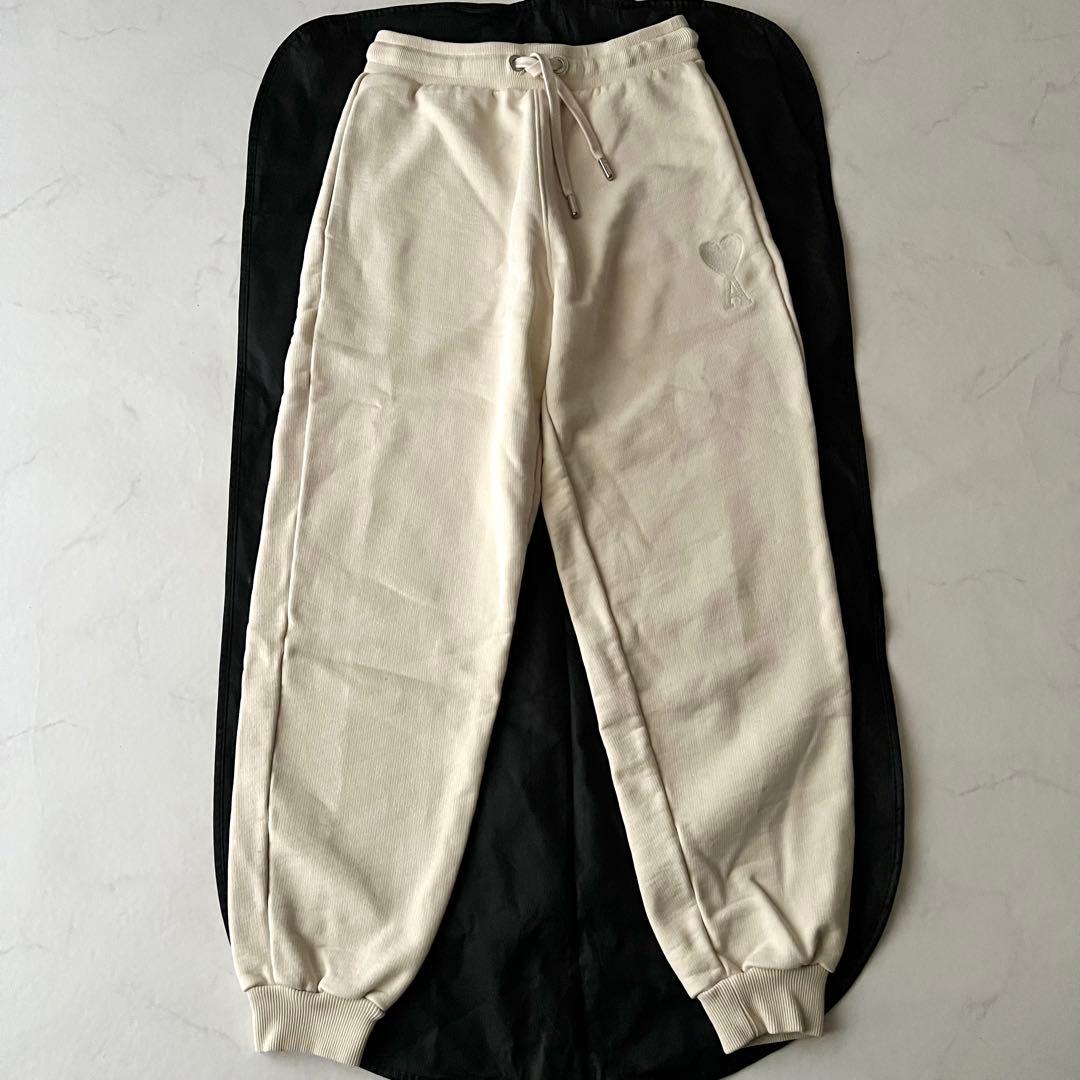 アミパリス スウェットパンツ 肉厚 ベージュ ヘビーウェイト XS ウエストゴム