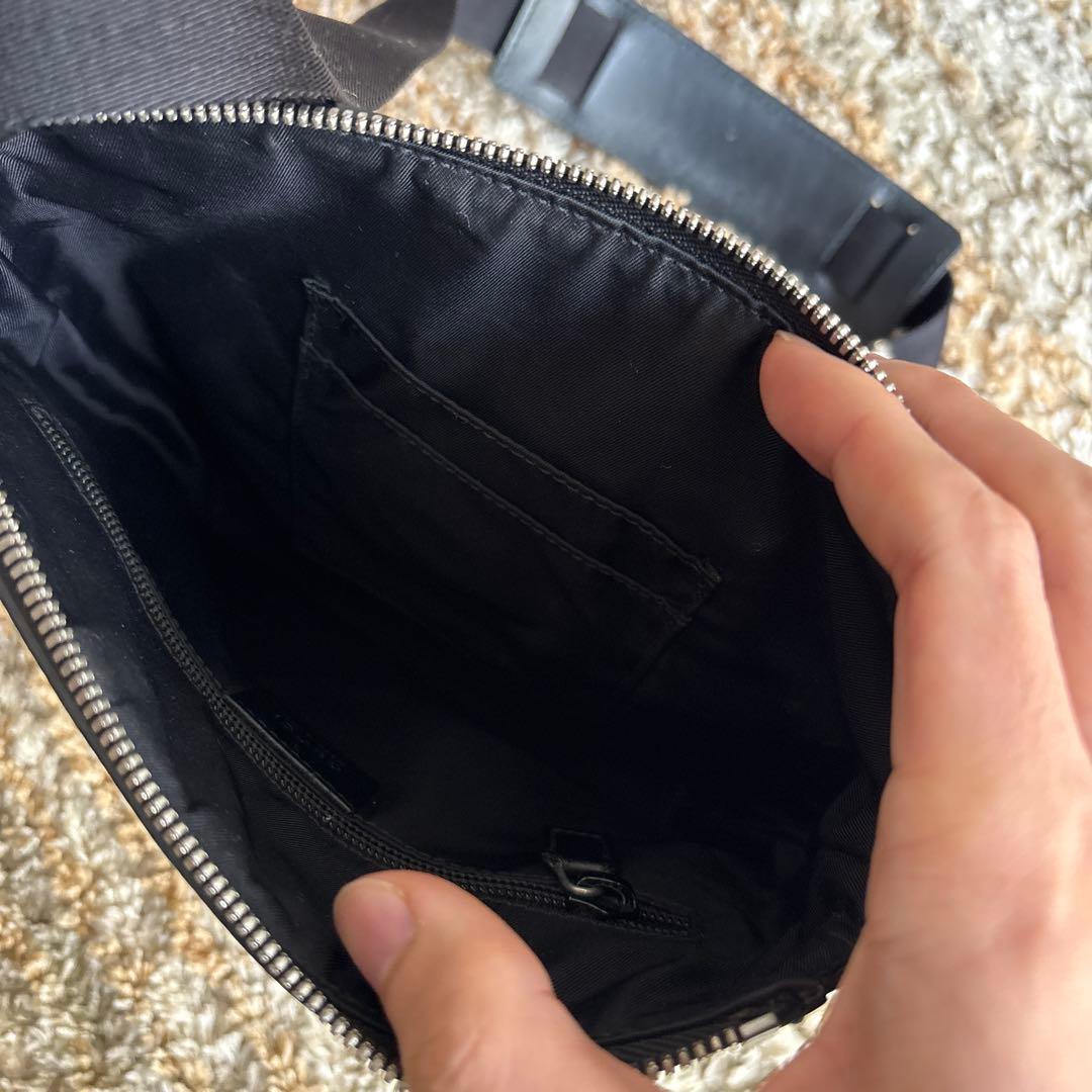 GUCCI メッセンジャーバッグ GG スプリーム フラットバッグ ベージュ 柄