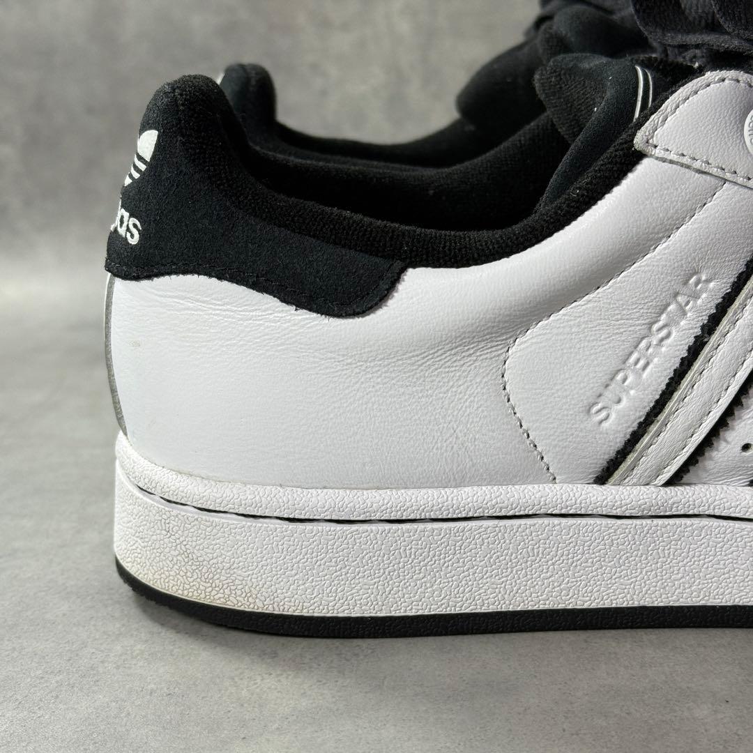 アディダス スーパースター II レザー ホワイト ブラック 26.5 人気