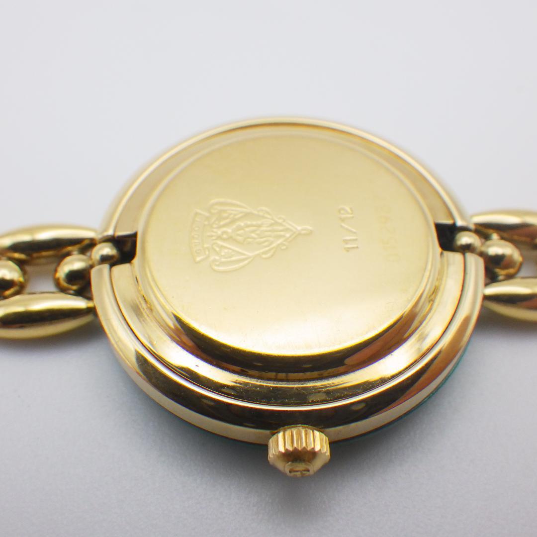 稼働 グッチ チェンジベゼル ５色 11/12 クオーツ腕時計 ゴールド