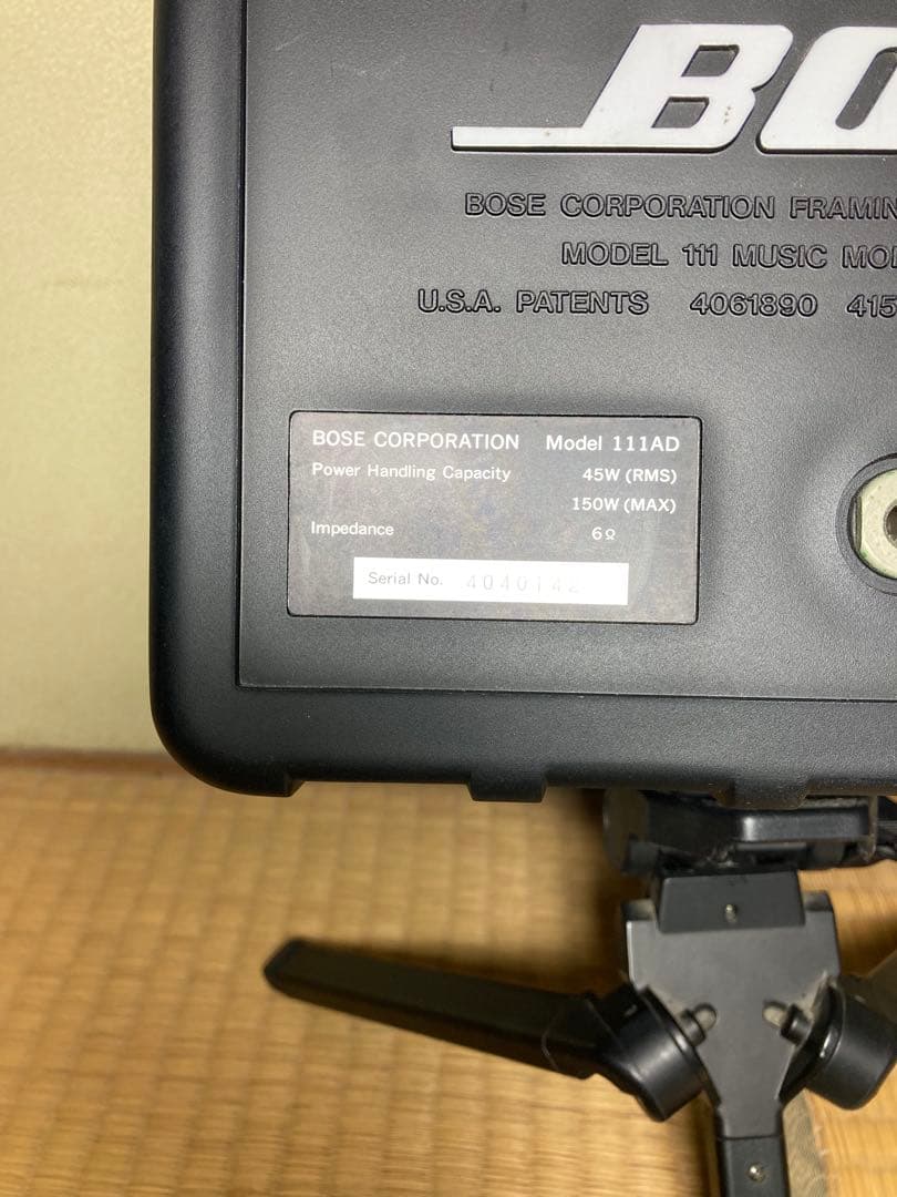BOSEスピーカー　111AD 2個セット