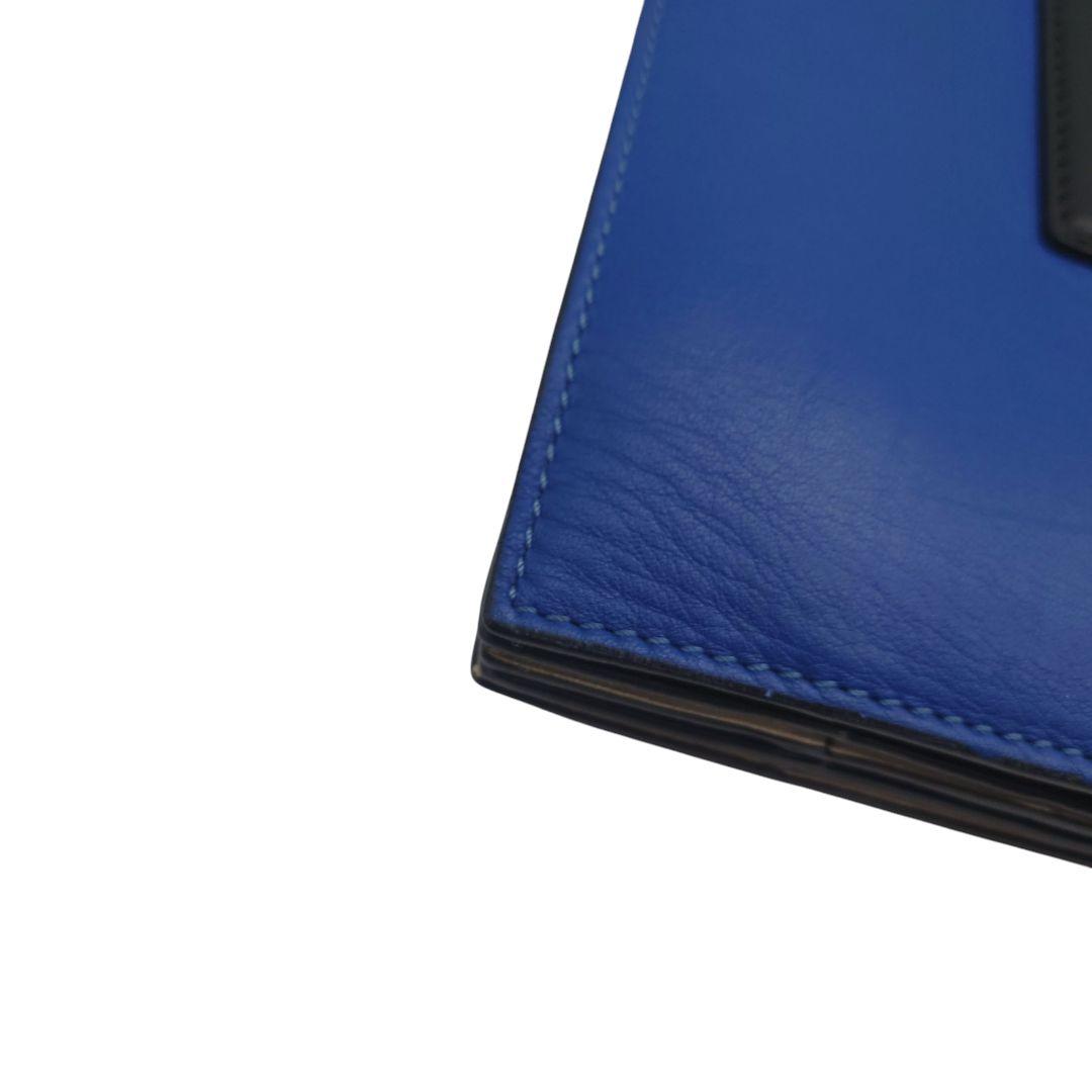 ボールスミス　レザー　トート バッグ　A4 　PAUL　SMITH　青