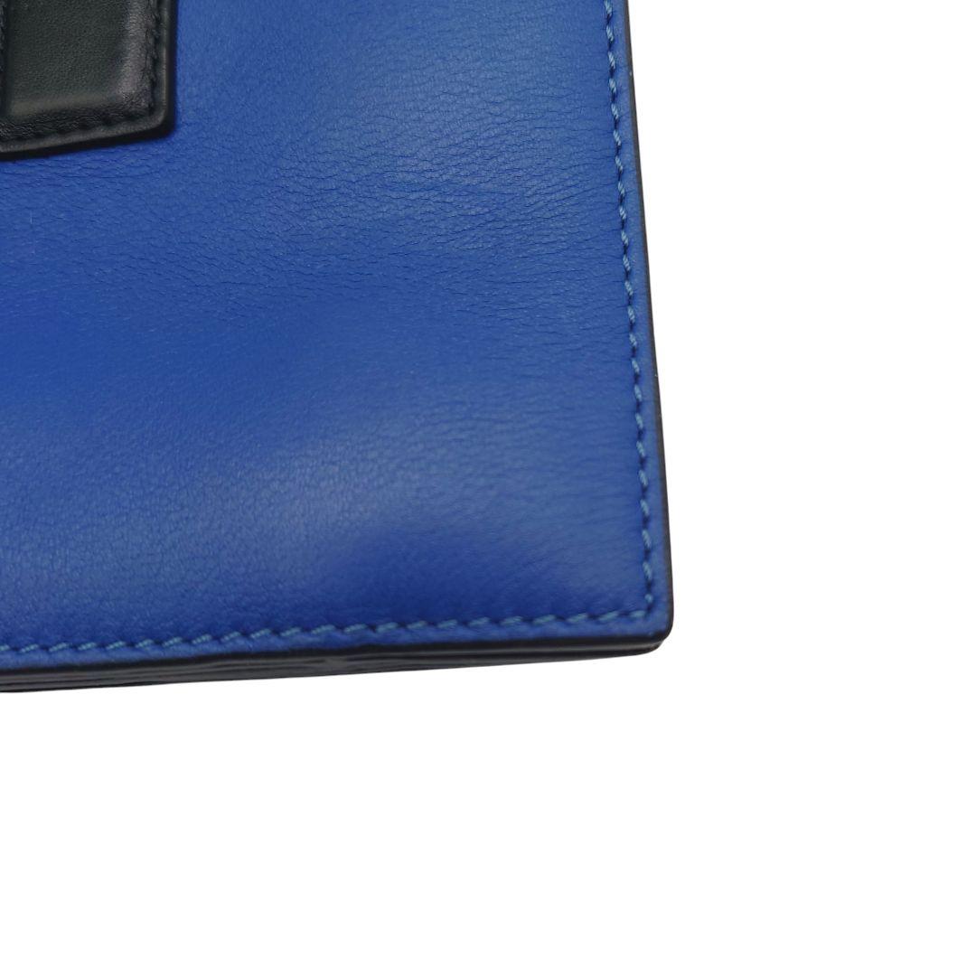 ボールスミス　レザー　トート バッグ　A4 　PAUL　SMITH　青