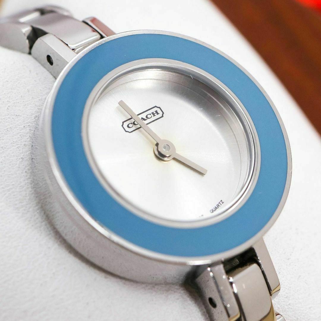 稼働 COACH 腕時計 チェンジベゼル 新品電池 レディース 外箱 2159