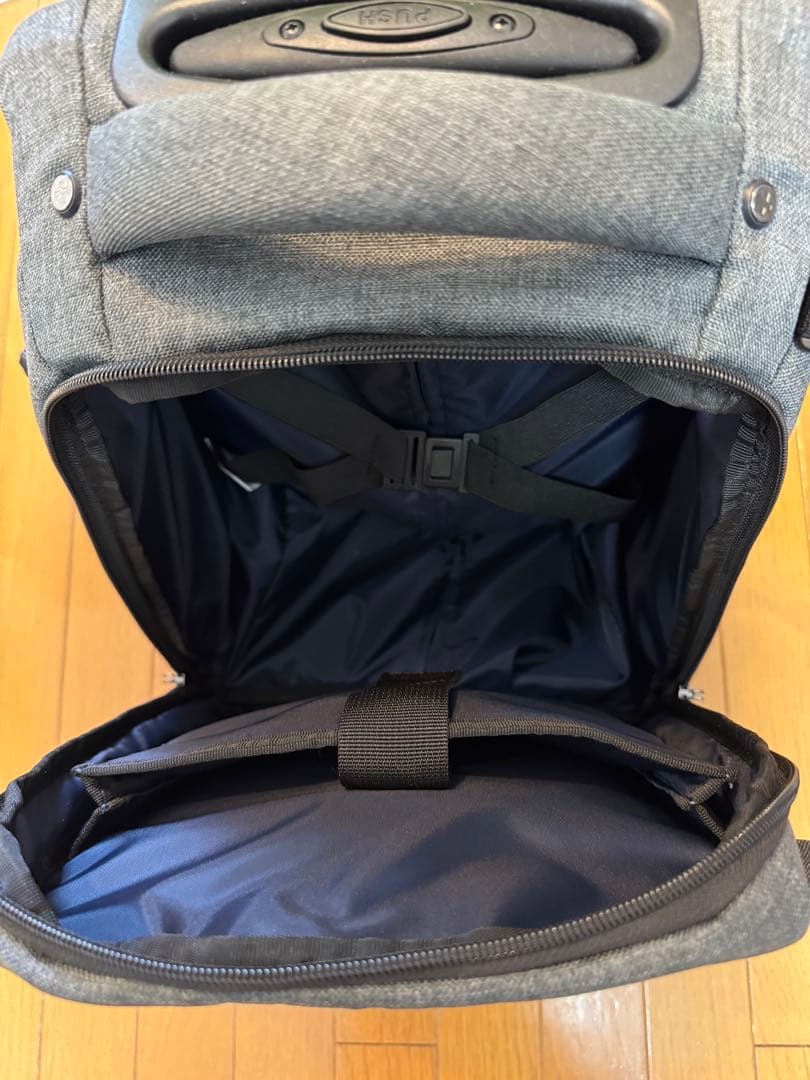 モアエルグ　リュックキャリー 機内持ち込み Sサイズ ダークグレー