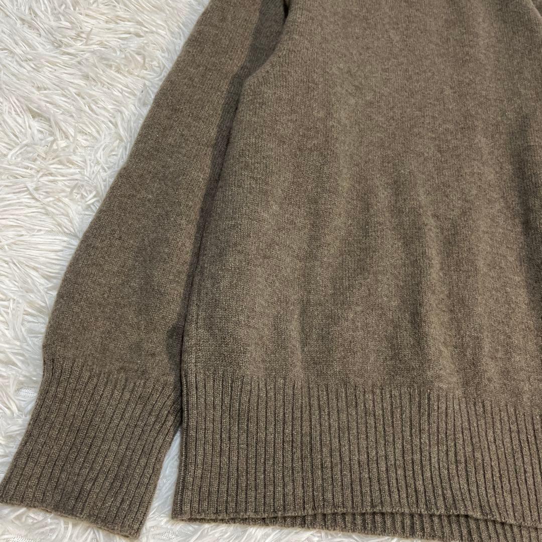 ドゥーズィーエムクラス ニット タートルネック ウール ブラウン セーター