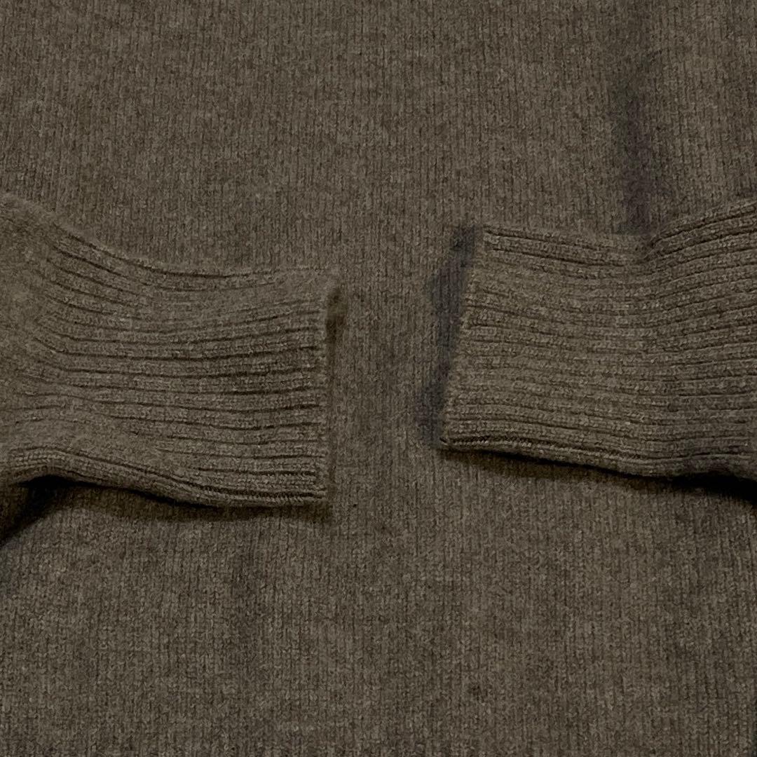 ドゥーズィーエムクラス ニット タートルネック ウール ブラウン セーター