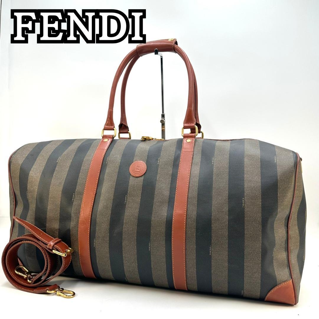 FENDI フェンディ ペカン 2way ボストンバッグ 旅行バッグ 大容量