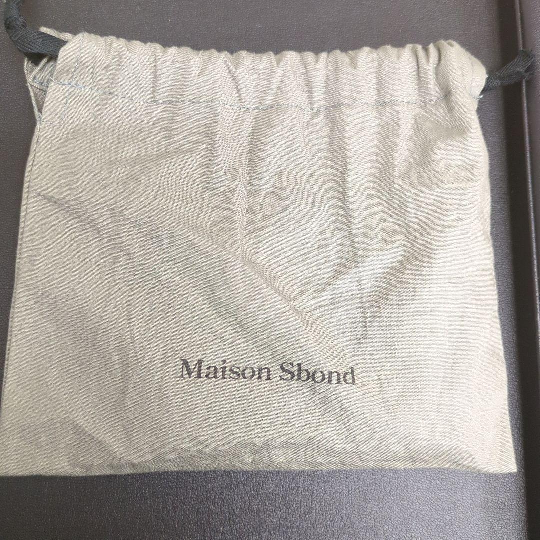 Maison Sbond ブラック 三つ折り財布