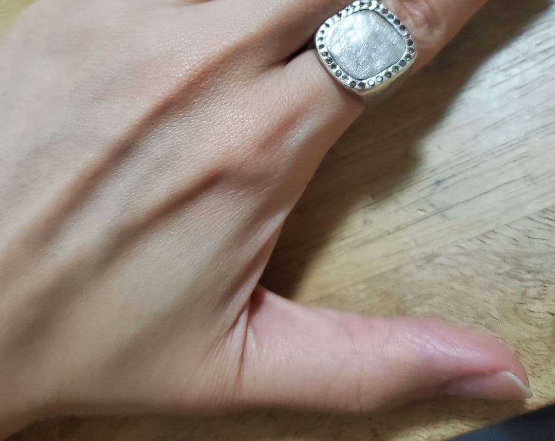 s*e様 値下げ　シルバー ダイヤモンド　ヴィンテージ　リング