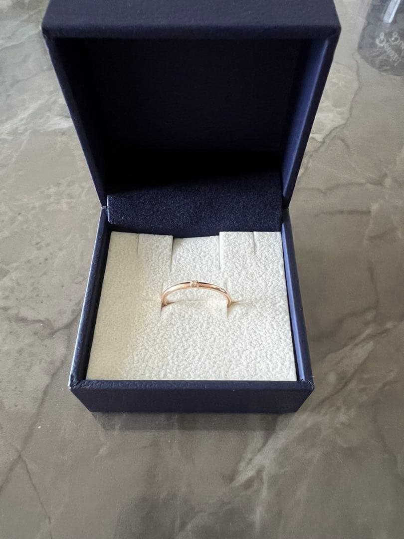 ヴァンドーム青山　K10ピンクゴールド ダイヤモンド付きリング　指輪