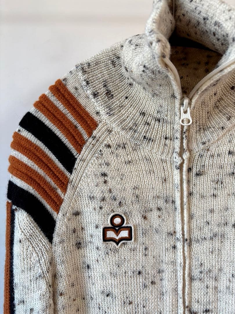 ISABEL MARANT イザベルマラン　ジップアップニット ホワイト系 長袖