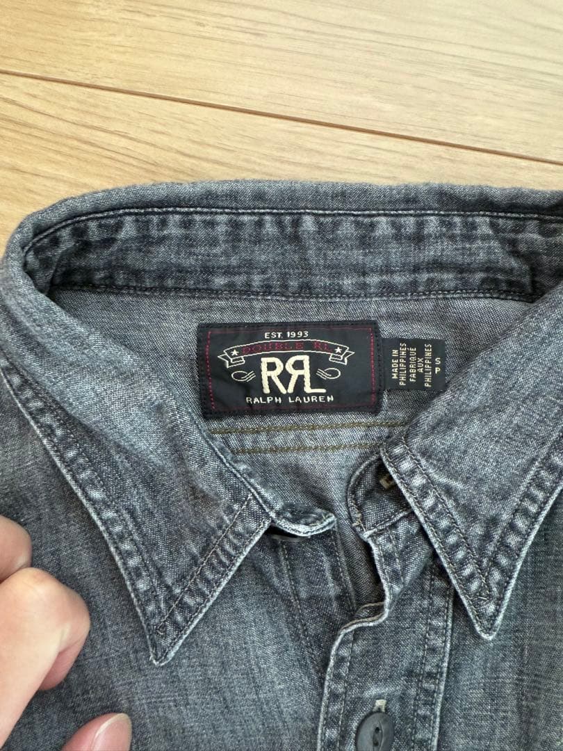 ダブルアールエル　グランメゾン東京　木村拓哉着用　ワークシャツ　S