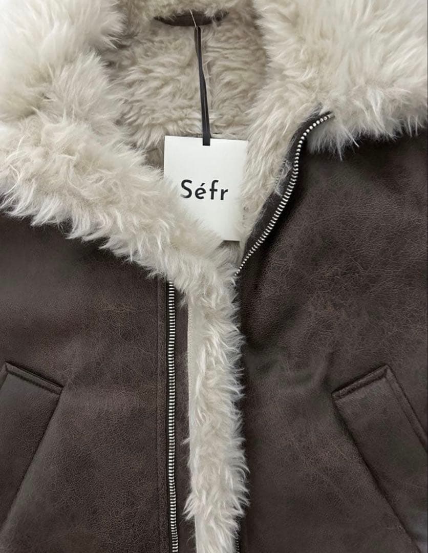 sefr ASANTE JACKET FAUX AVIATOR Sサイズ