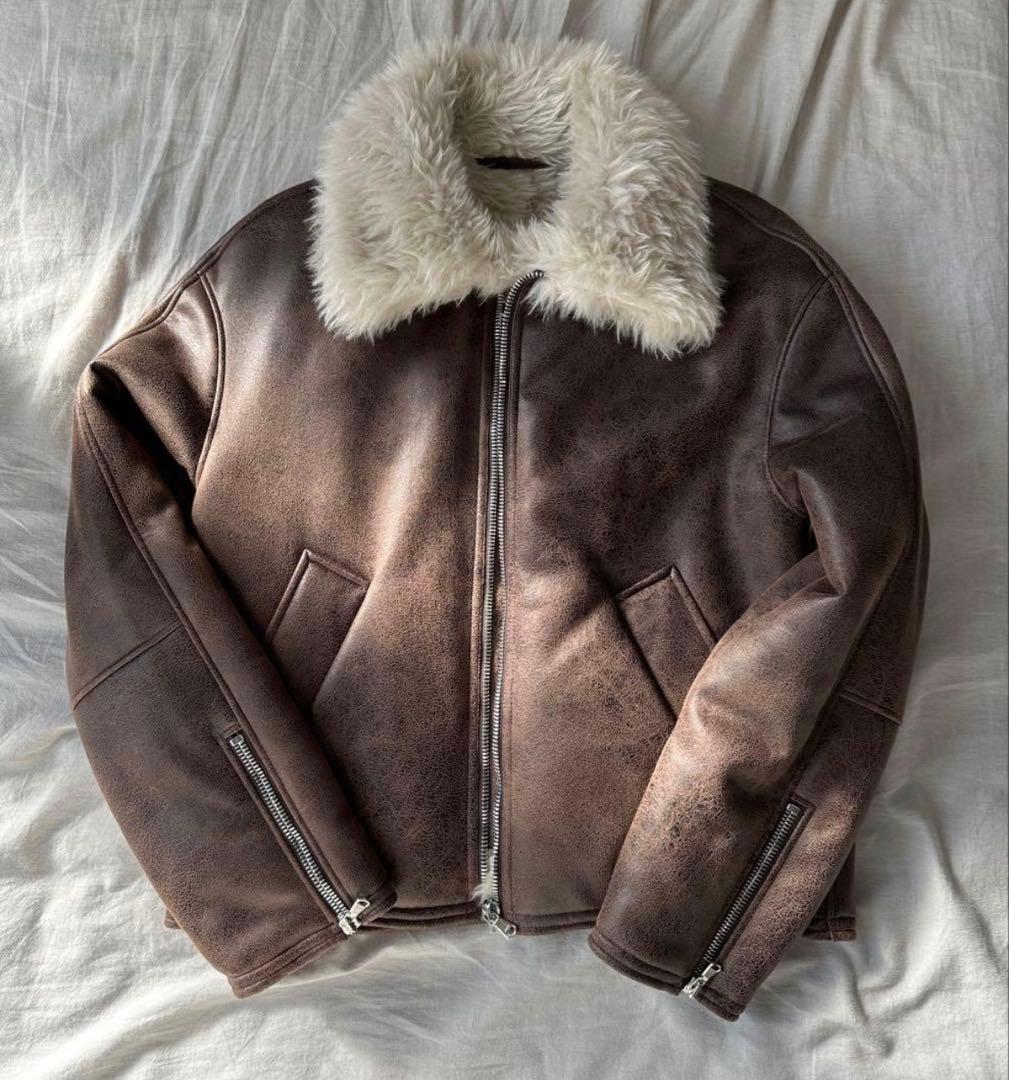 sefr ASANTE JACKET FAUX AVIATOR Sサイズ