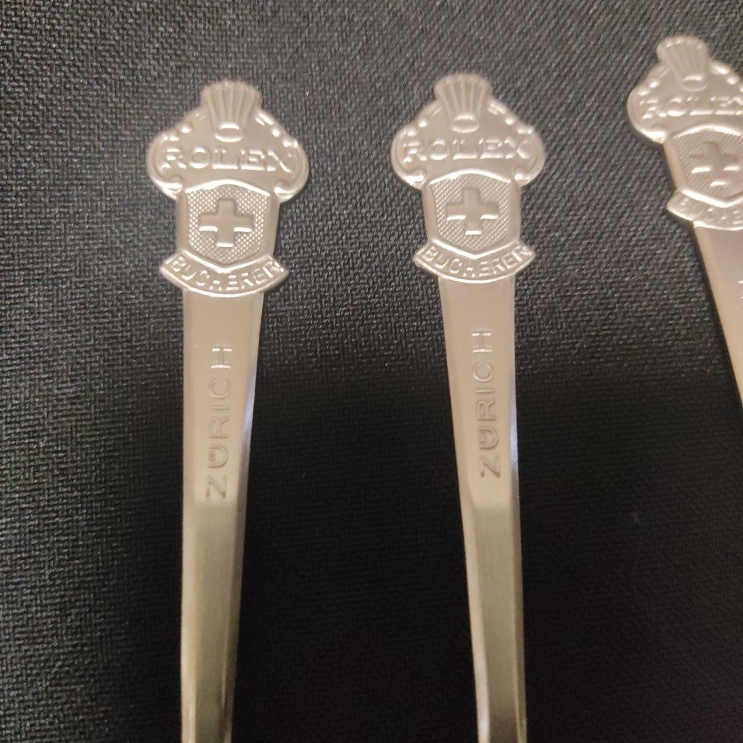 ロレックス。ROLEX。スプーン。6本。