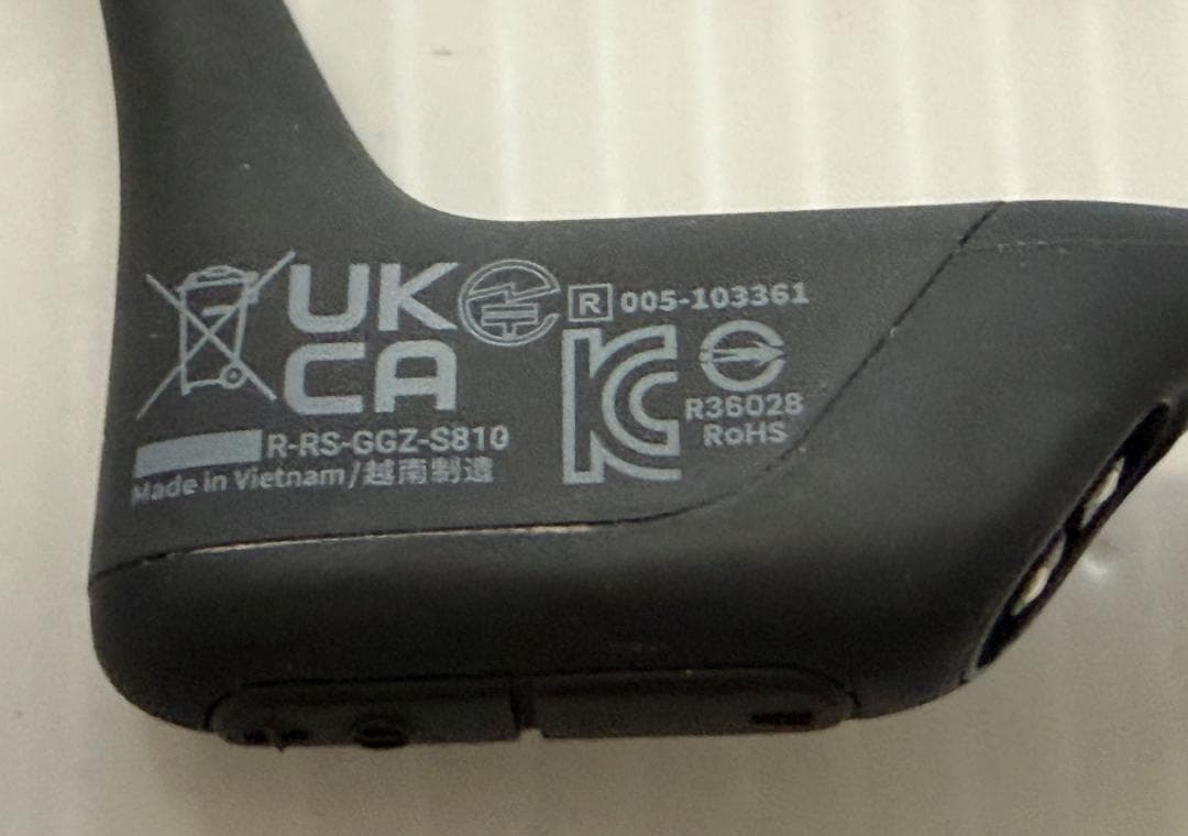 SHOKZ 骨伝導 イヤホン OPENRUN PRO S810 BLACK