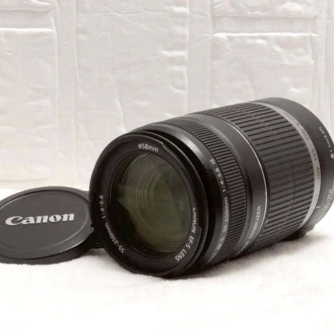 ❤️お勧め❤️Canon EF-S 55-250mm 手ぶれ補正望遠レンズ