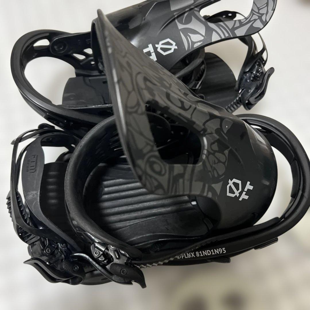 FLUX TT スノーボードビンディング 黒/グレー