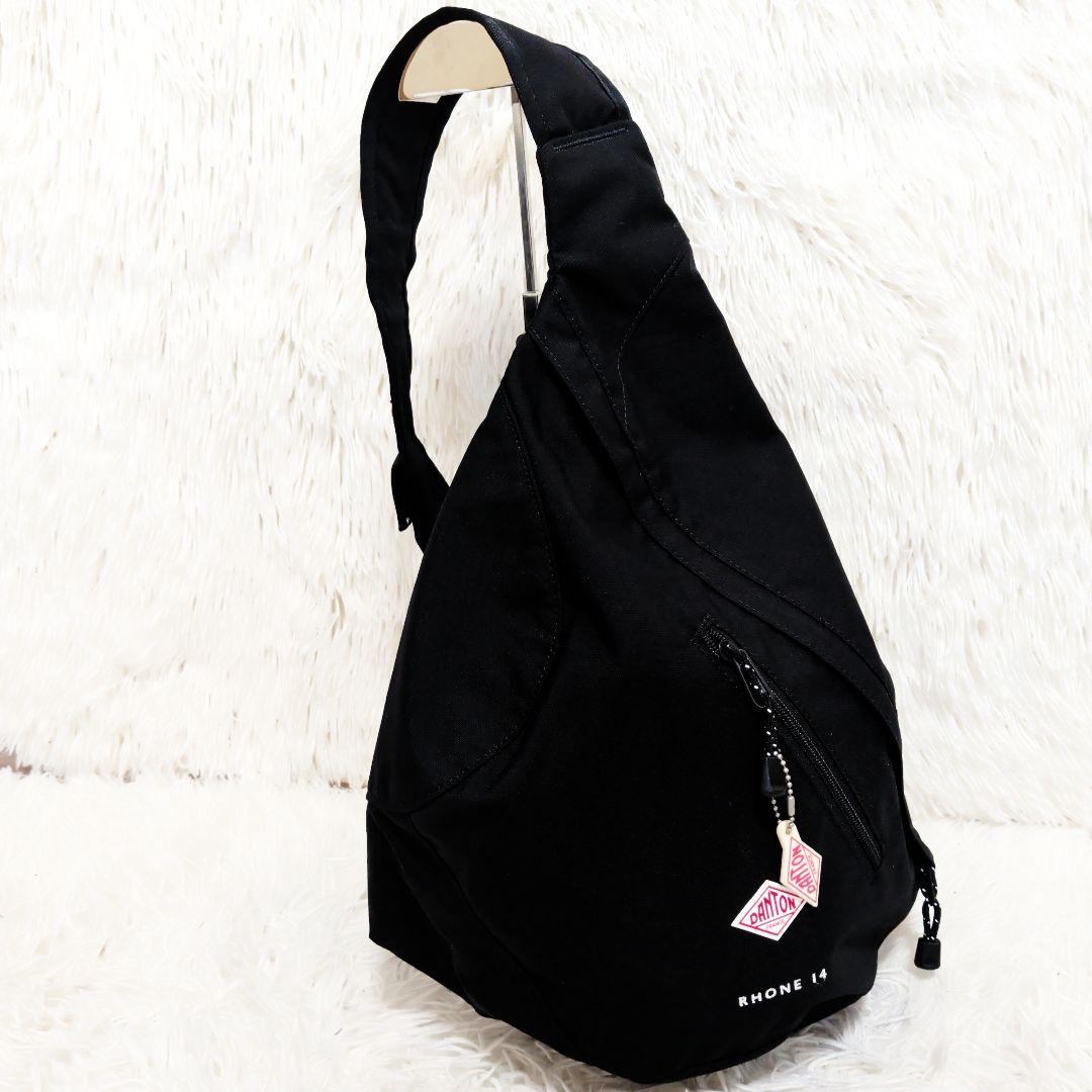【美品】ダントン　ローヌ14 ボディバッグ　ブラック