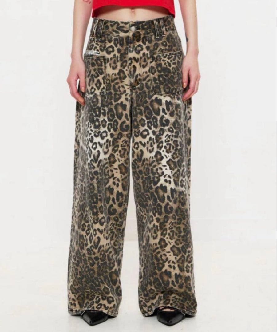 BEEDEN レオパードデニム