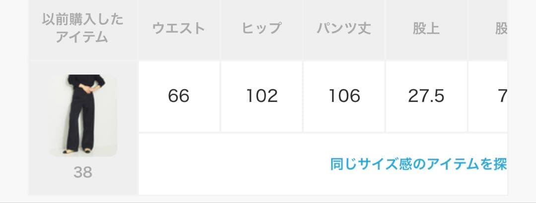 ラビット　plage デニム38