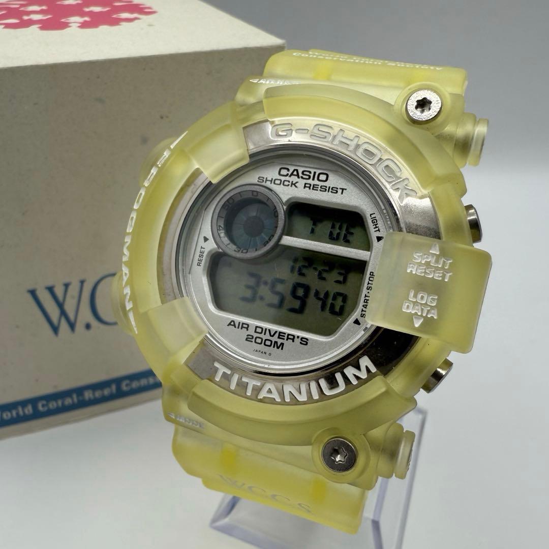 【美品】G-SHOCK DW-8201WC フロッグマン WCCS チタン