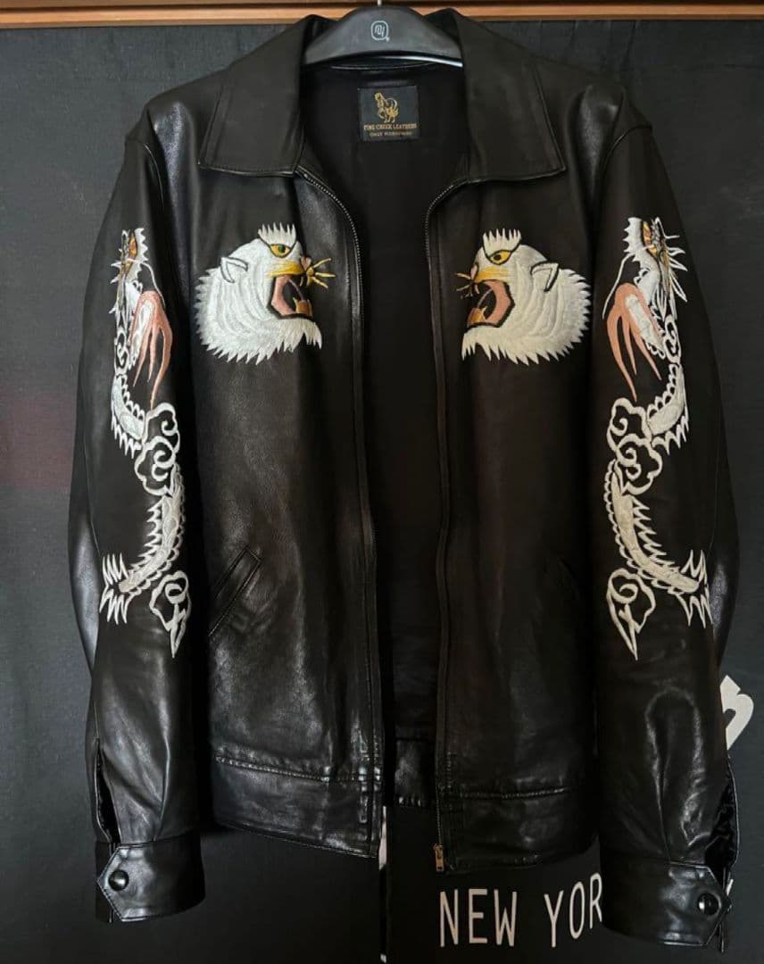 ☆美品★40 Ｌサイズ☆ファインクリーク レザーズ ノーフォーク山崎氏小川長渕