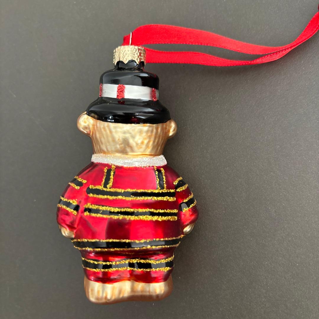 【即日発送／メルカリ便】 Harrods ハロッズ　ガラスオーナメント4個セット